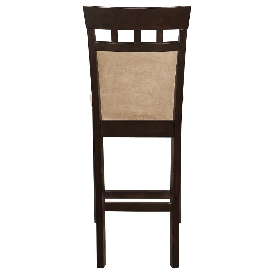 Gabriel Closed Back Counter Chair Cappuccino (Set of 2) - Home & Sleep Outlet