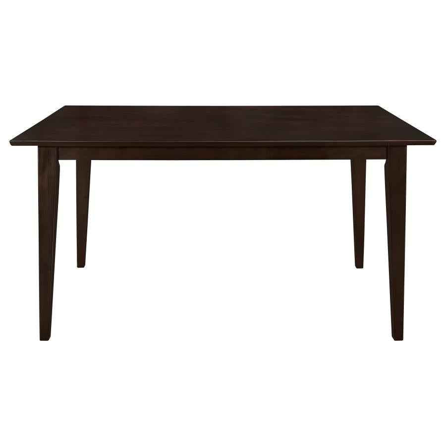 Gabriel 5-piece Rectangular 59-inch Dining Set Cappuccino - Home & Sleep Outlet