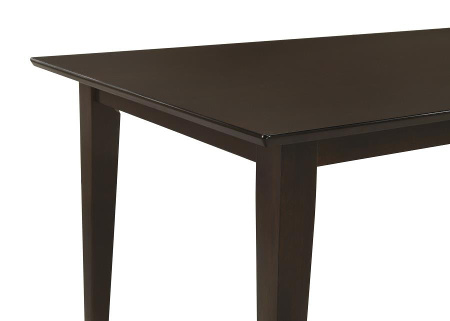 Gabriel 5-piece Rectangular 59-inch Dining Set Cappuccino - Home & Sleep Outlet