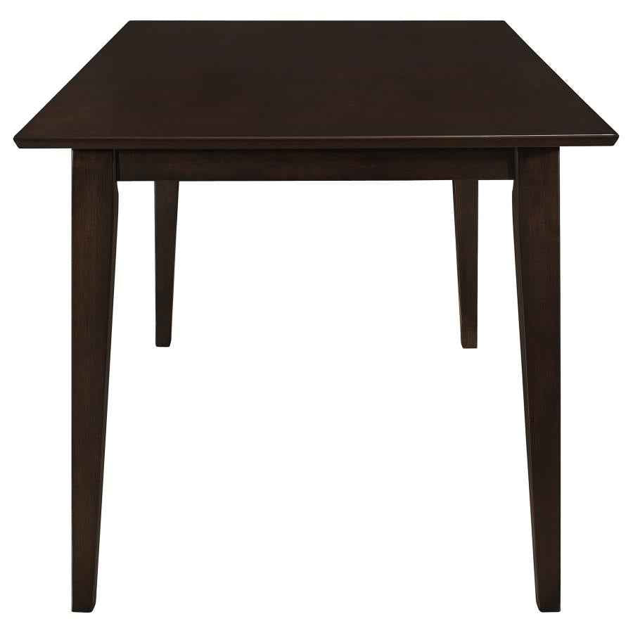 Gabriel Rectangular 59-inch Wood Dining Table Cappuccino - Home & Sleep Outlet