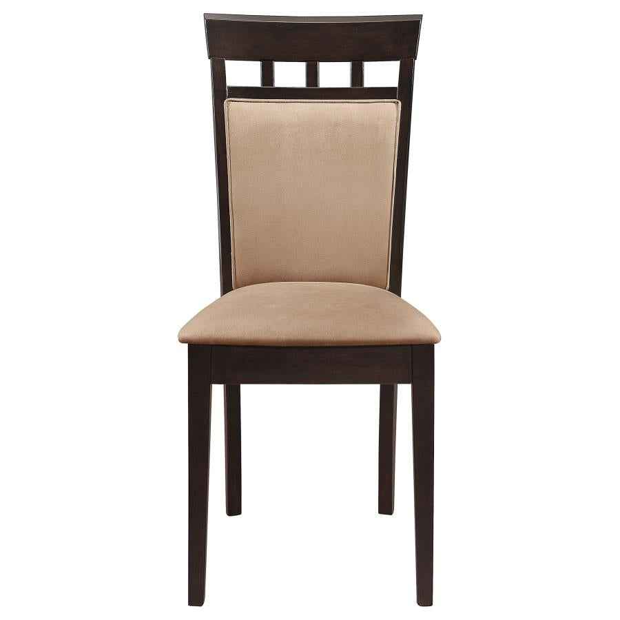 Gabriel Closed Back Dining Side Chair Cappuccino (Set of 2) - Home & Sleep Outlet