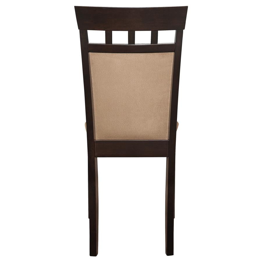 Gabriel Closed Back Dining Side Chair Cappuccino (Set of 2) - Home & Sleep Outlet