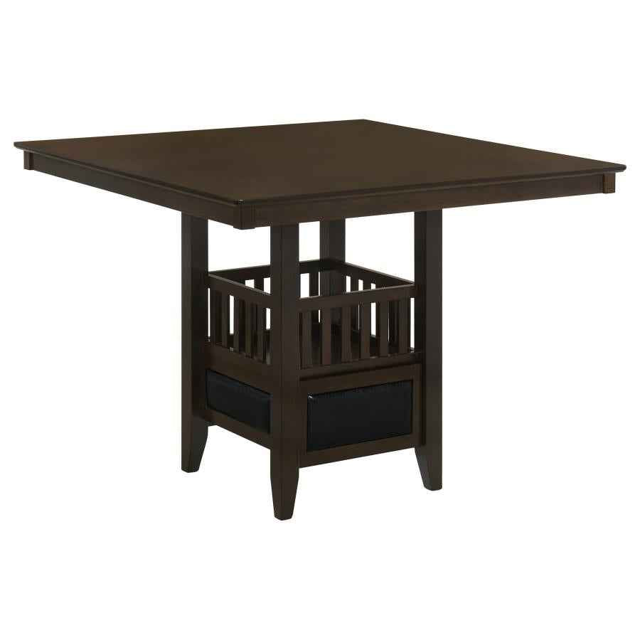 Jaden 5-piece Square Counter Height Dining Set Espresso - Home & Sleep Outlet
