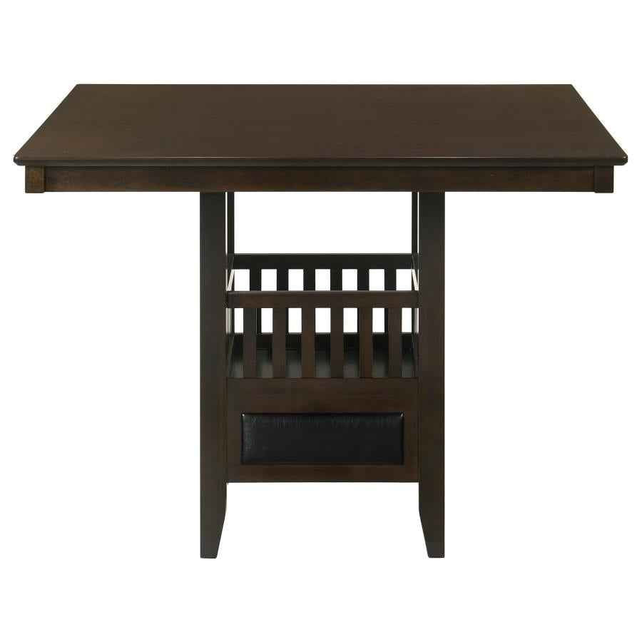 Jaden 5-piece Square Counter Height Dining Set Espresso - Home & Sleep Outlet