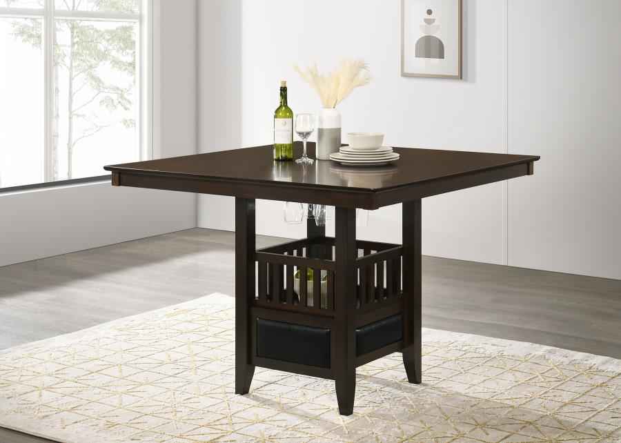 Jaden Square 47-inch Counter Height Dining Table Espresso - Home & Sleep Outlet