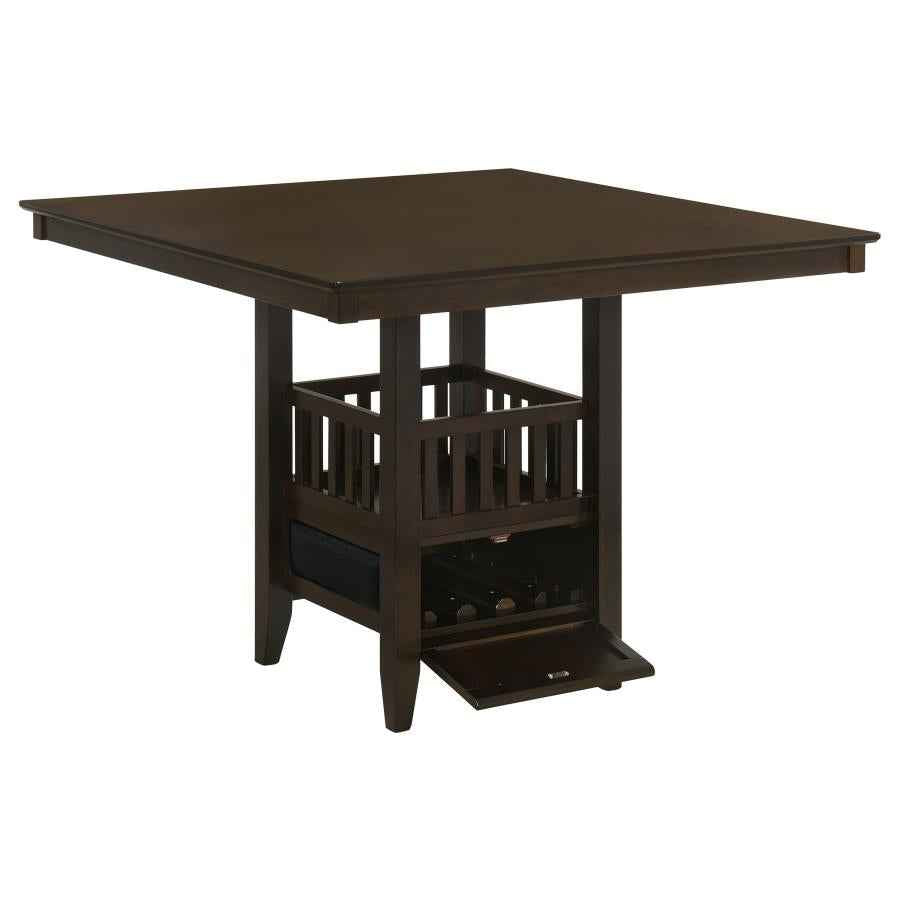 Jaden Square 47-inch Counter Height Dining Table Espresso - Home & Sleep Outlet