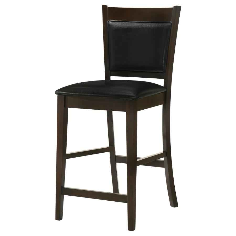 Jaden Upholstered Counter Chair Espresso (Set of 2) - Home & Sleep Outlet