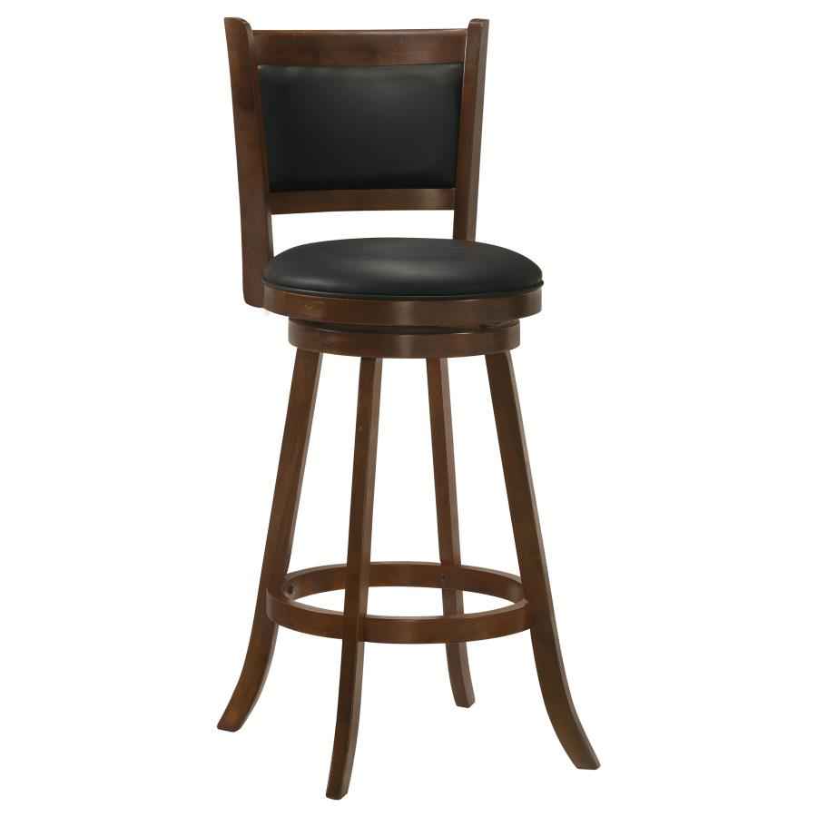 Broxton Upholstered Swivel Bar Chair Chestnut (Set of 2) - Home & Sleep Outlet