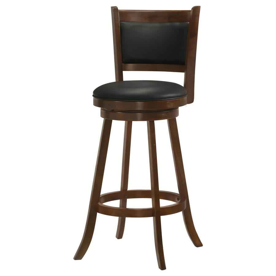 Broxton Upholstered Swivel Bar Chair Chestnut (Set of 2) - Home & Sleep Outlet