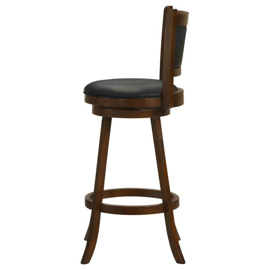 Broxton Upholstered Swivel Bar Chair Chestnut (Set of 2) - Home & Sleep Outlet