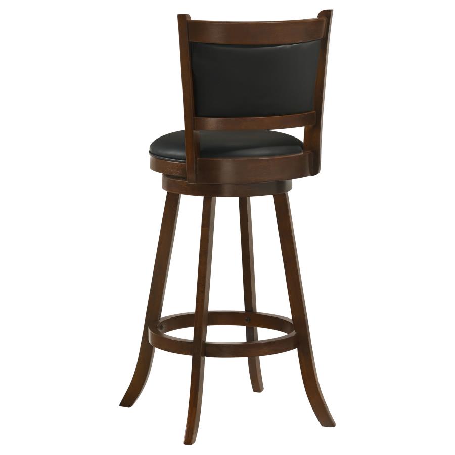 Broxton Upholstered Swivel Bar Chair Chestnut (Set of 2) - Home & Sleep Outlet