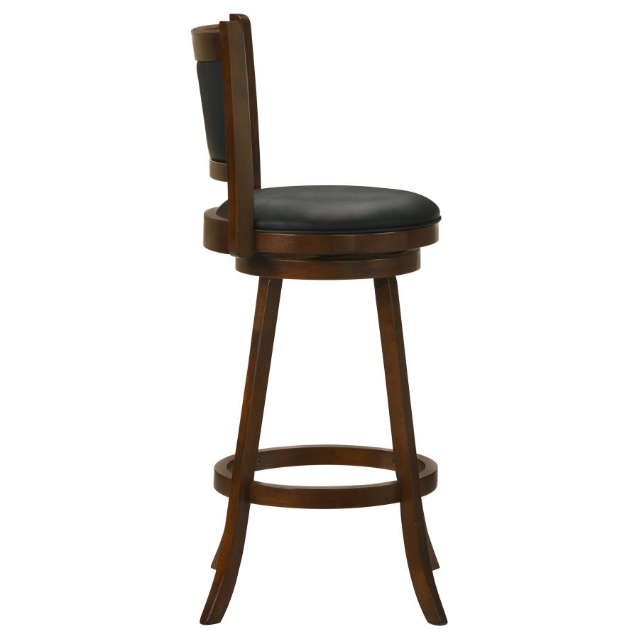 Broxton Upholstered Swivel Bar Chair Chestnut (Set of 2) - Home & Sleep Outlet