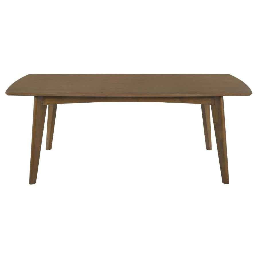 Malone Rectangular 78-inch Wood Dining Table Dark Walnut