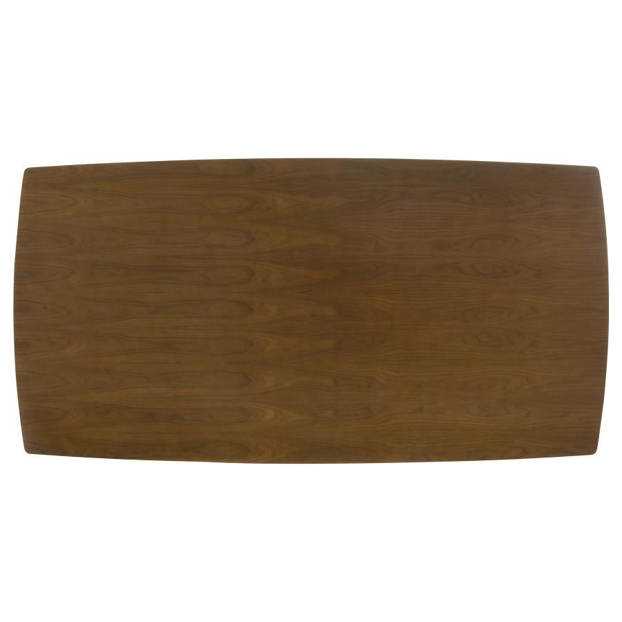 Malone Rectangular 78-inch Wood Dining Table Dark Walnut