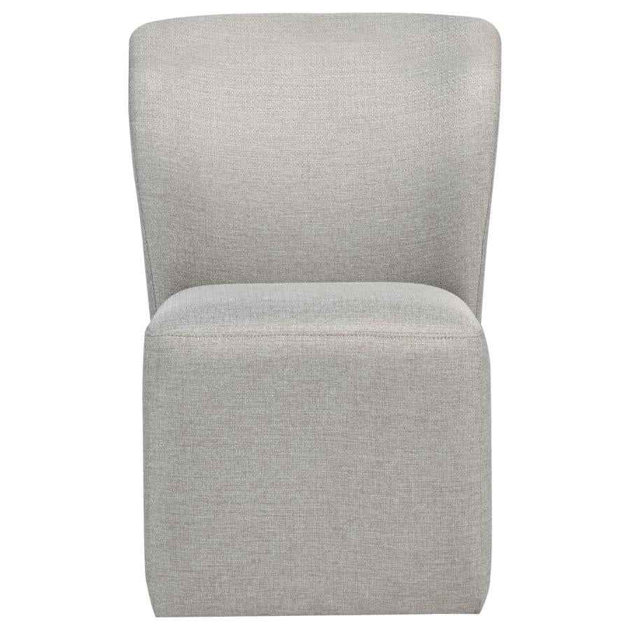 Jaelynn Upholstered Parsons Dining Side Chair Beige (Set of 2)