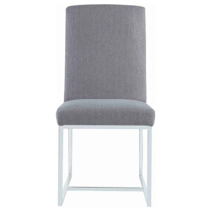 Mackinnon Upholstered Dining Side Chair Grey (Set of 2)