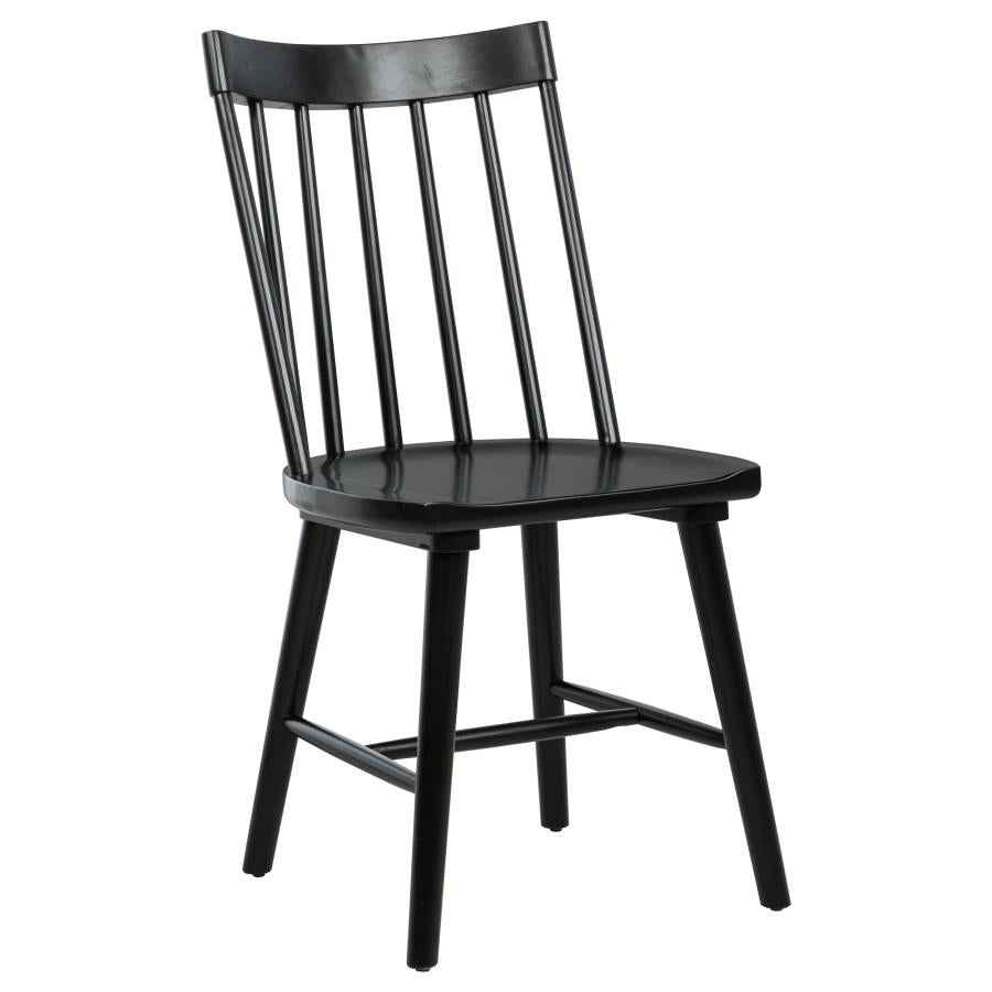 Middleton 6-piece Extension Leaf Dining Set Brown and Black