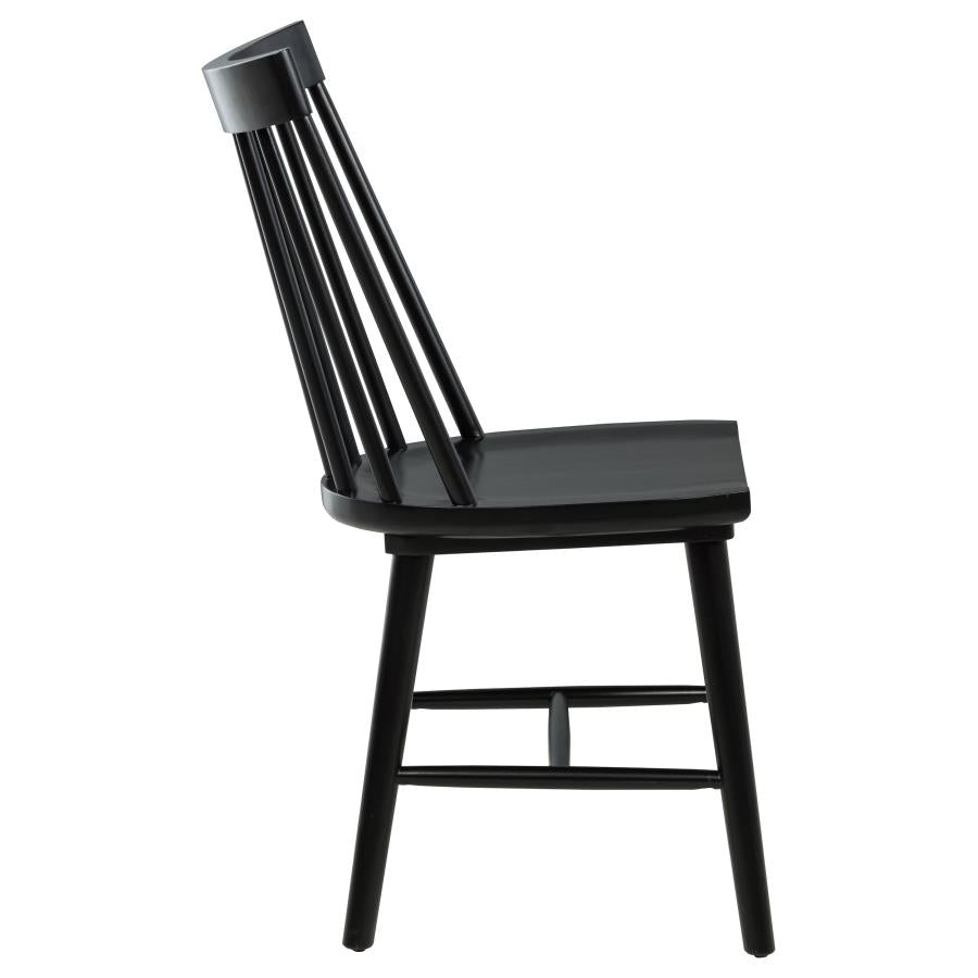 Middleton 6-piece Extension Leaf Dining Set Brown and Black