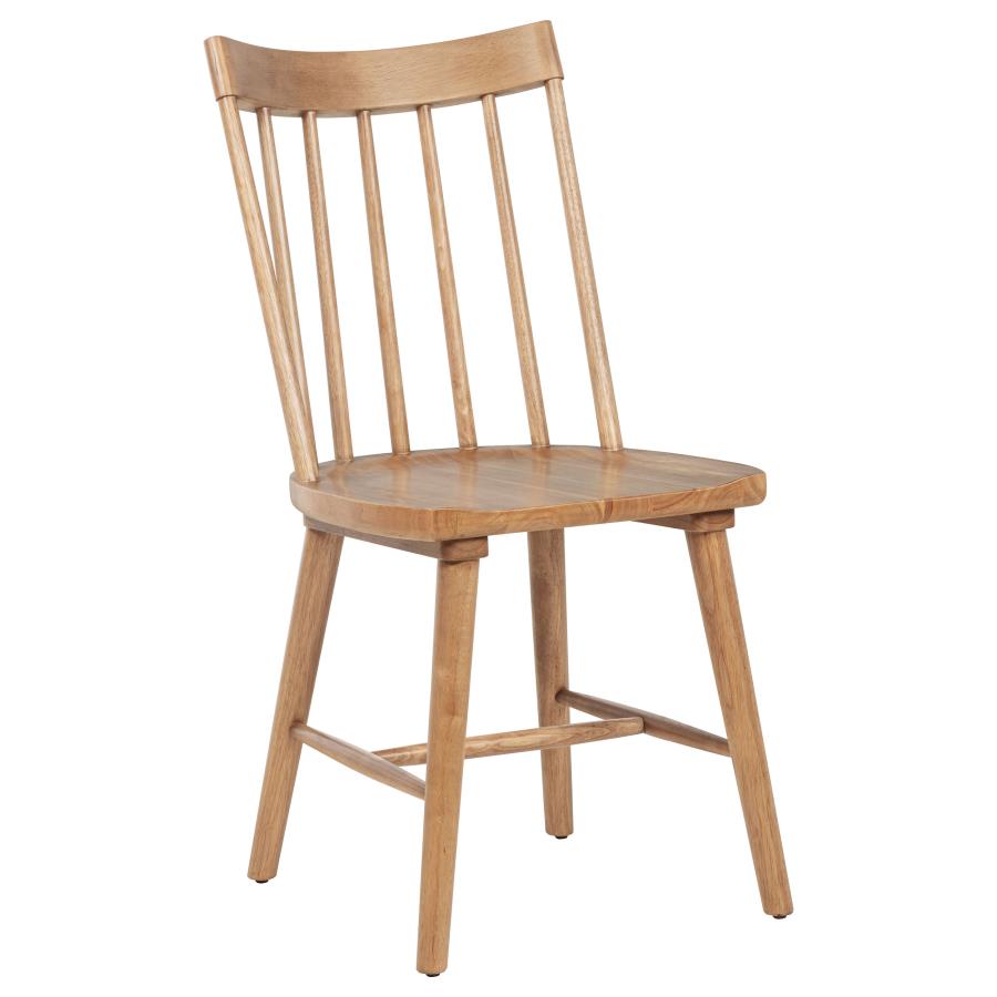 Middleton 6-piece Extension Leaf Dining Set Natural Brown