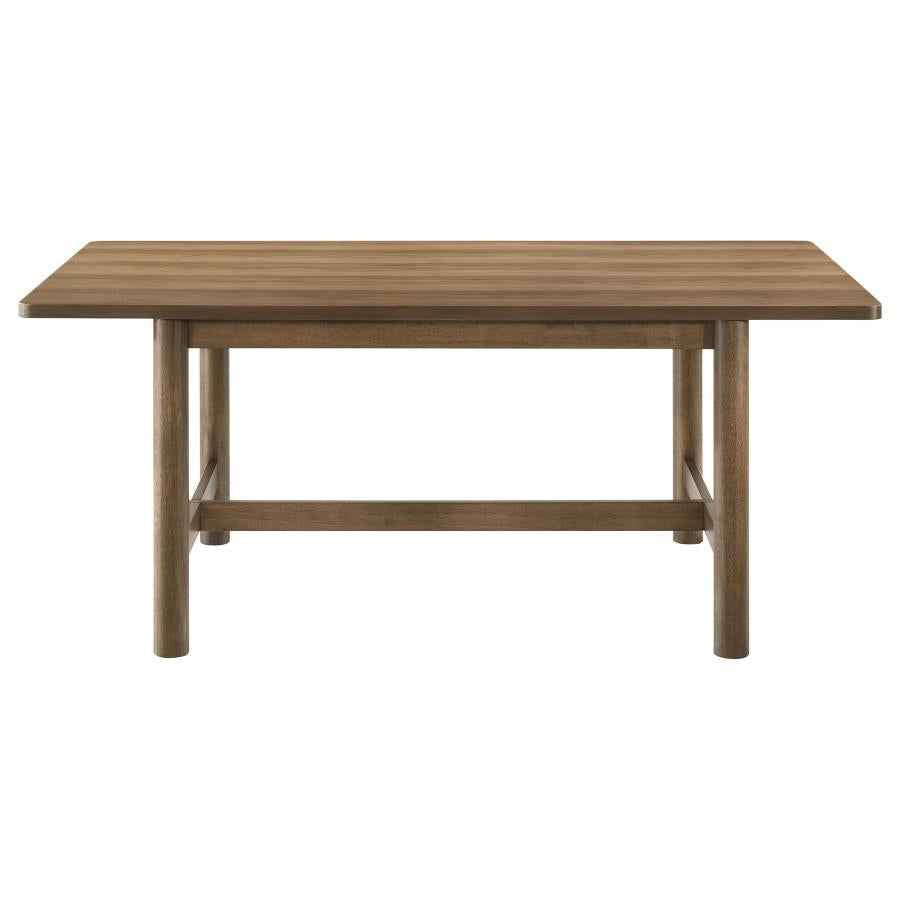Crestmore 7-piece Rectangular Dining Table Set Walnut