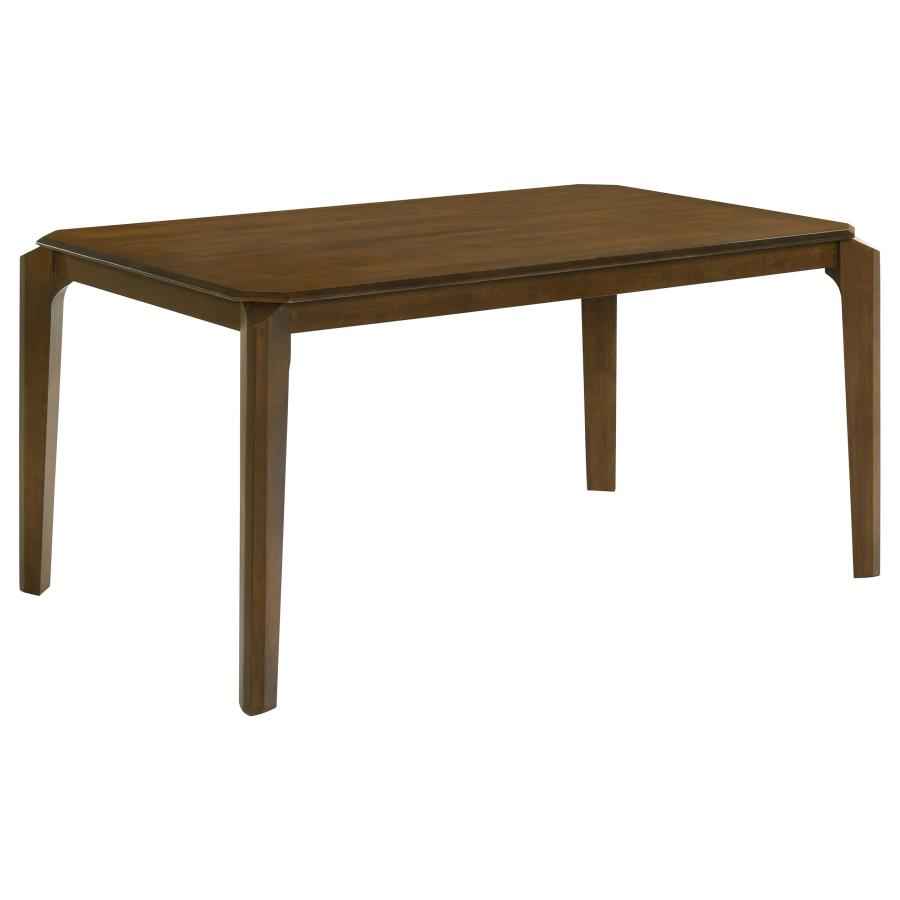 Almonte 5-piece 59-inch Rectangular Dining Set Dark Brown - Home & Sleep Outlet
