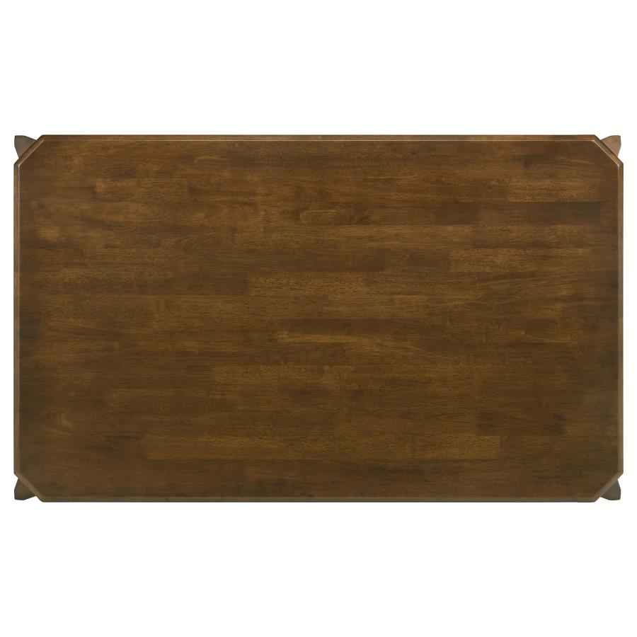 Almonte 59-inch Rectangular Wood Dining Table Dark Brown - Home & Sleep Outlet