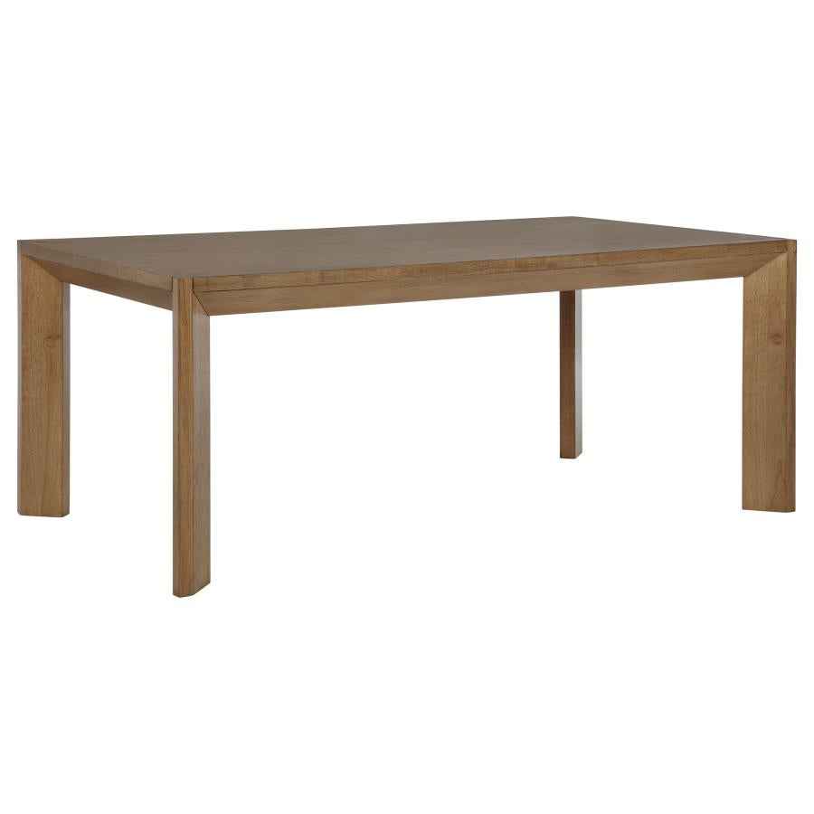 Bruner 7-piece 72-inch Rectangular Dining Set Natural Brown - Home & Sleep Outlet