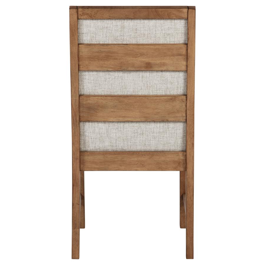 Bruner Upholstered Side Chair Natural Brown (Set of 2) - Home & Sleep Outlet