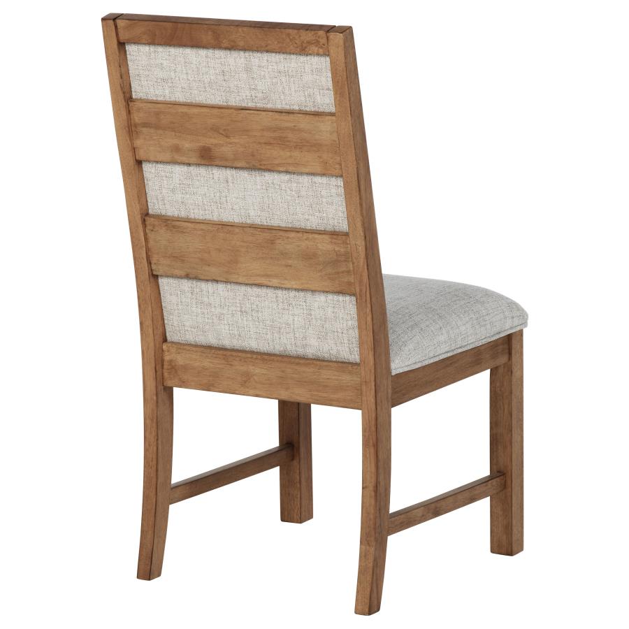 Bruner Upholstered Side Chair Natural Brown (Set of 2) - Home & Sleep Outlet