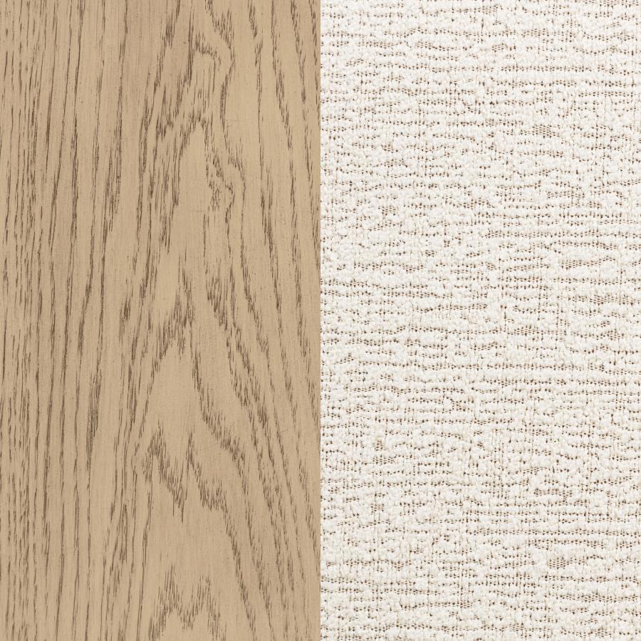 Kailani Rattan Cane Counter Side Chair Beige Oak (Set of 2)