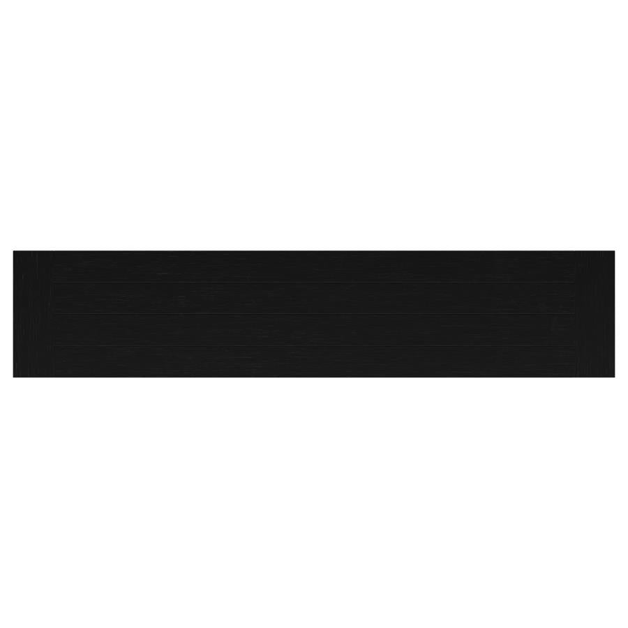 Florence 4-door Dining Sideboard Buffet Distressed Black