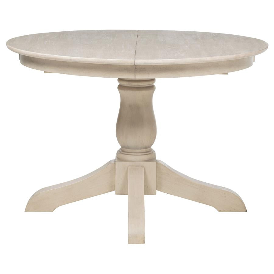 Orrison 5-piece Oval 62-inch Extension Leaf Dining Set Linen
