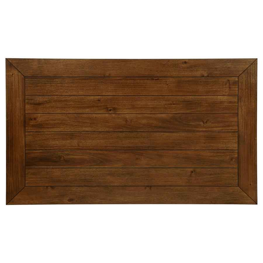 Atwood Rectangular Wood Dining Table Warm Brown