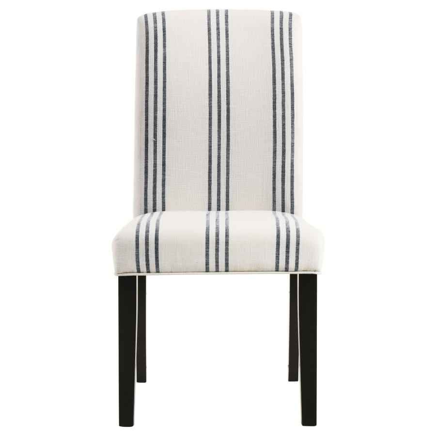 Herran Upholstered Dining Side Chair Beige (Set of 2)