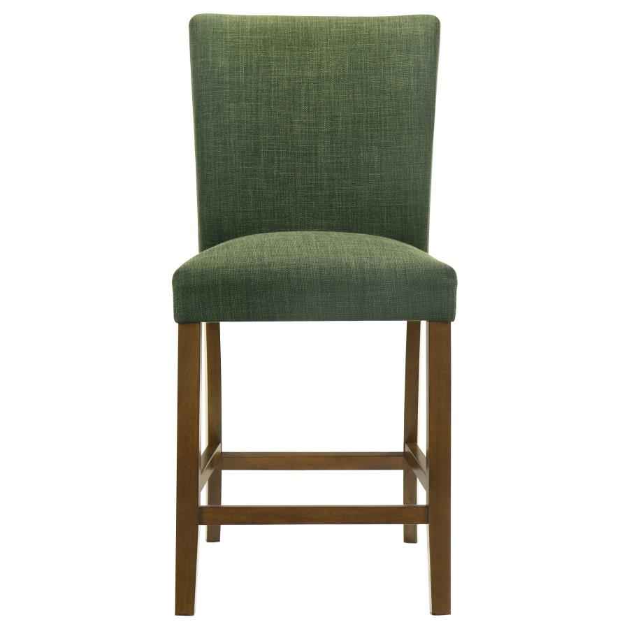 Paxton Upholstered Counter Height Dining Chair Green (Set of 2)