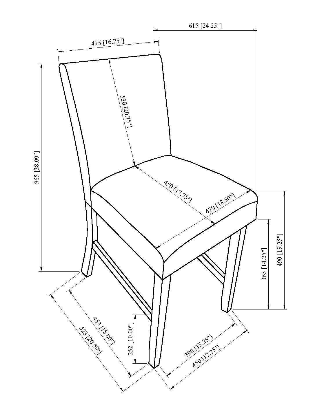 PARKSIDE 1312-4268-5P (6-Piece Dining Set)