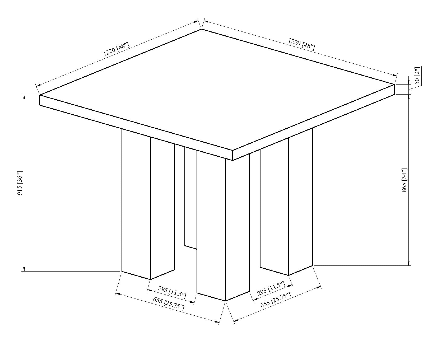 PARKSIDE 1712-5P (6-Piece Counter Dining Set)