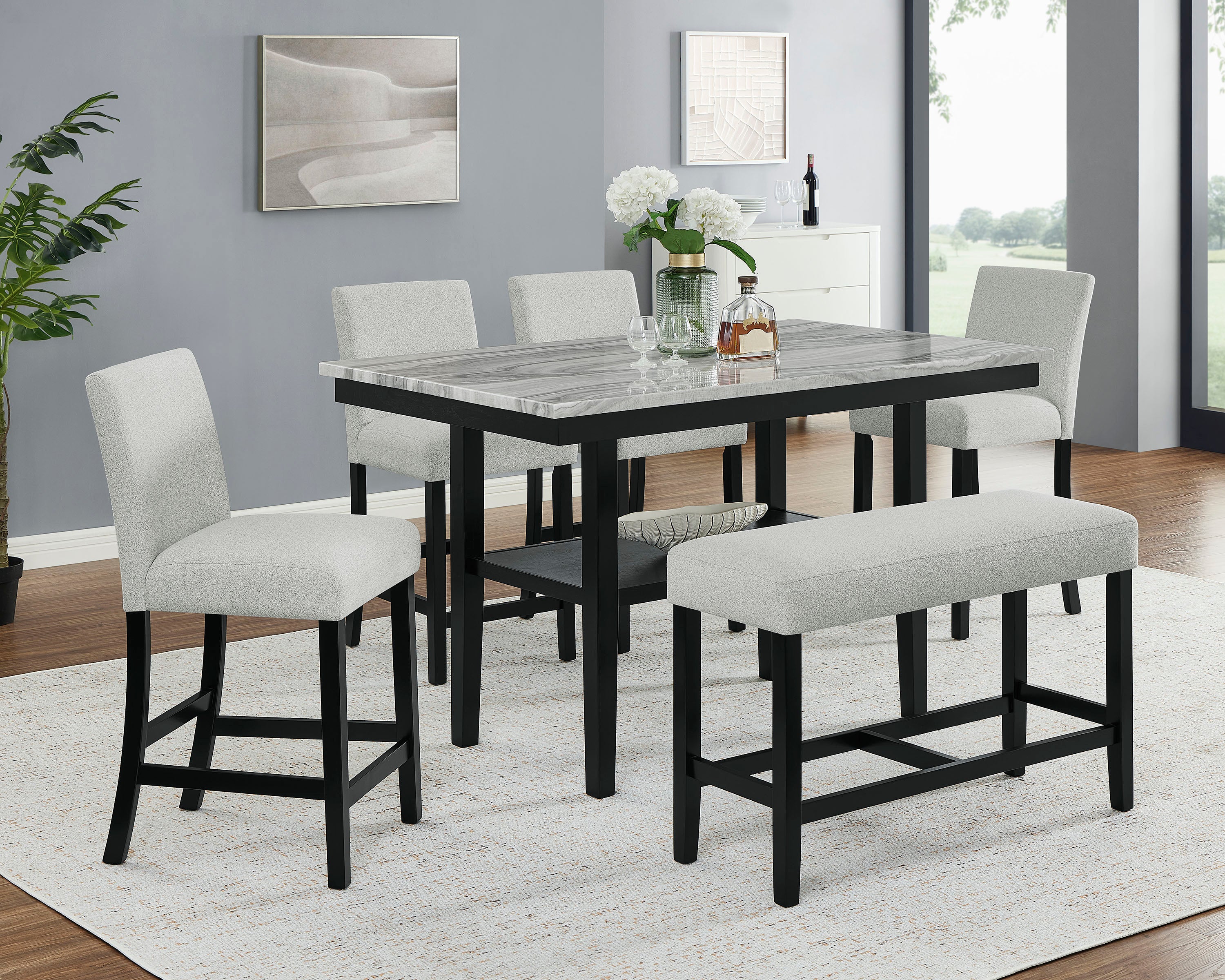 MARBEL 1718-6P (2-Piece Counter Dining Set)