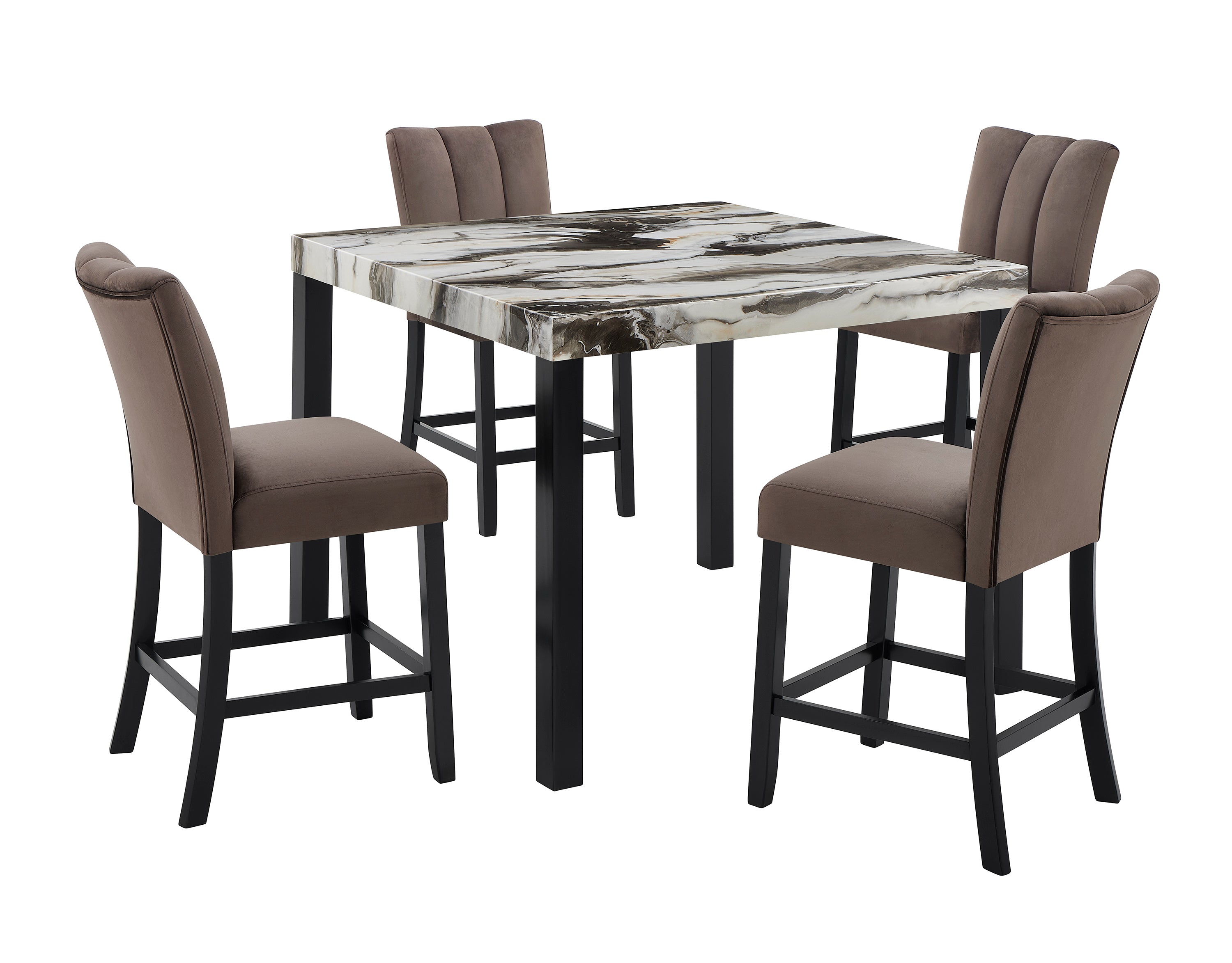 VEGA 1720-5P (5-Piece Counter Dining Set)