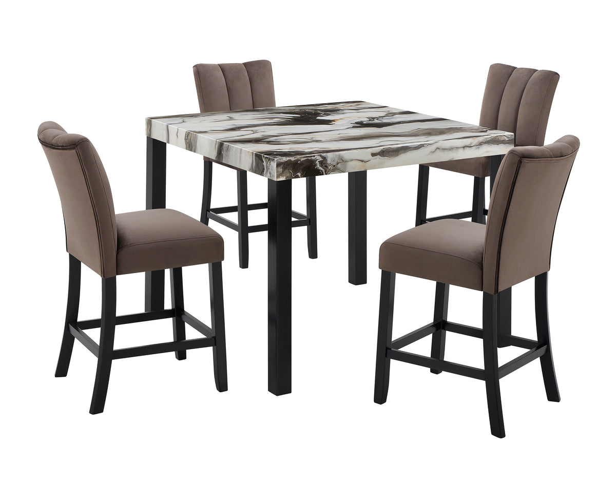 VEGA 1720-5P (5-Piece Counter Dining Set)
