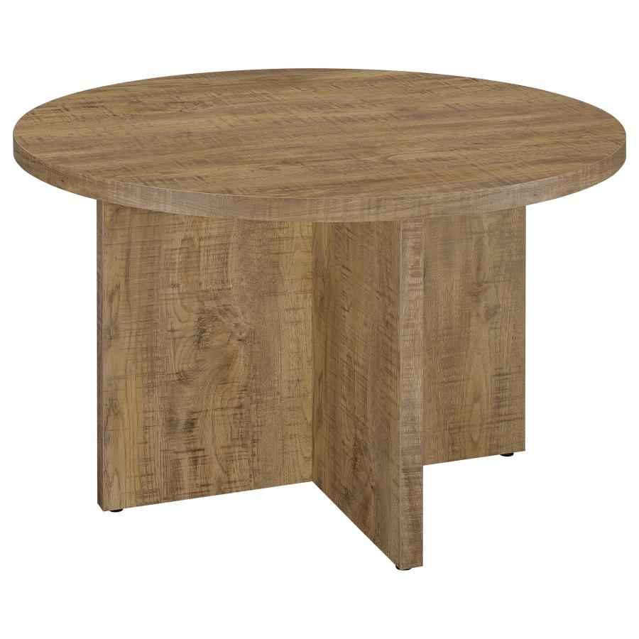 Jamestown Round 47-inch Composite Wood Dining Table Mango - Home & Sleep Outlet