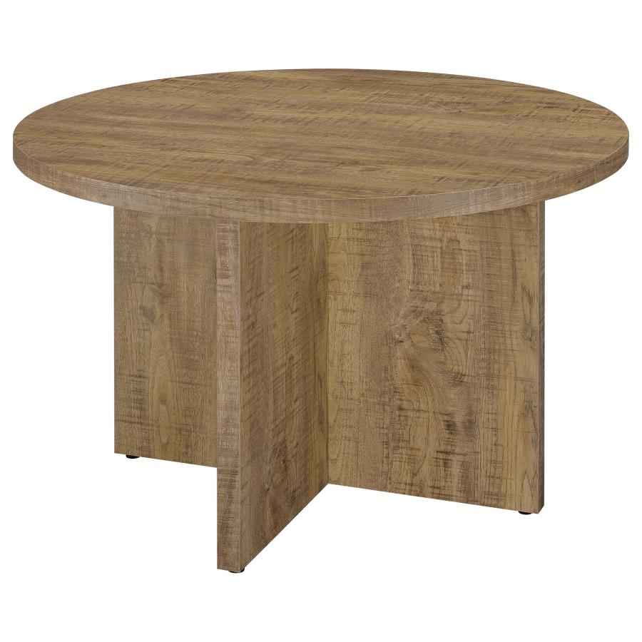 Jamestown Round 47-inch Composite Wood Dining Table Mango - Home & Sleep Outlet