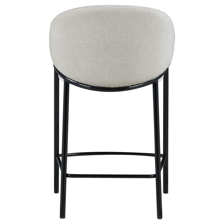 Chadwick Fabric Upholstered Counter Chair Beige (Set of 2) - Home & Sleep Outlet