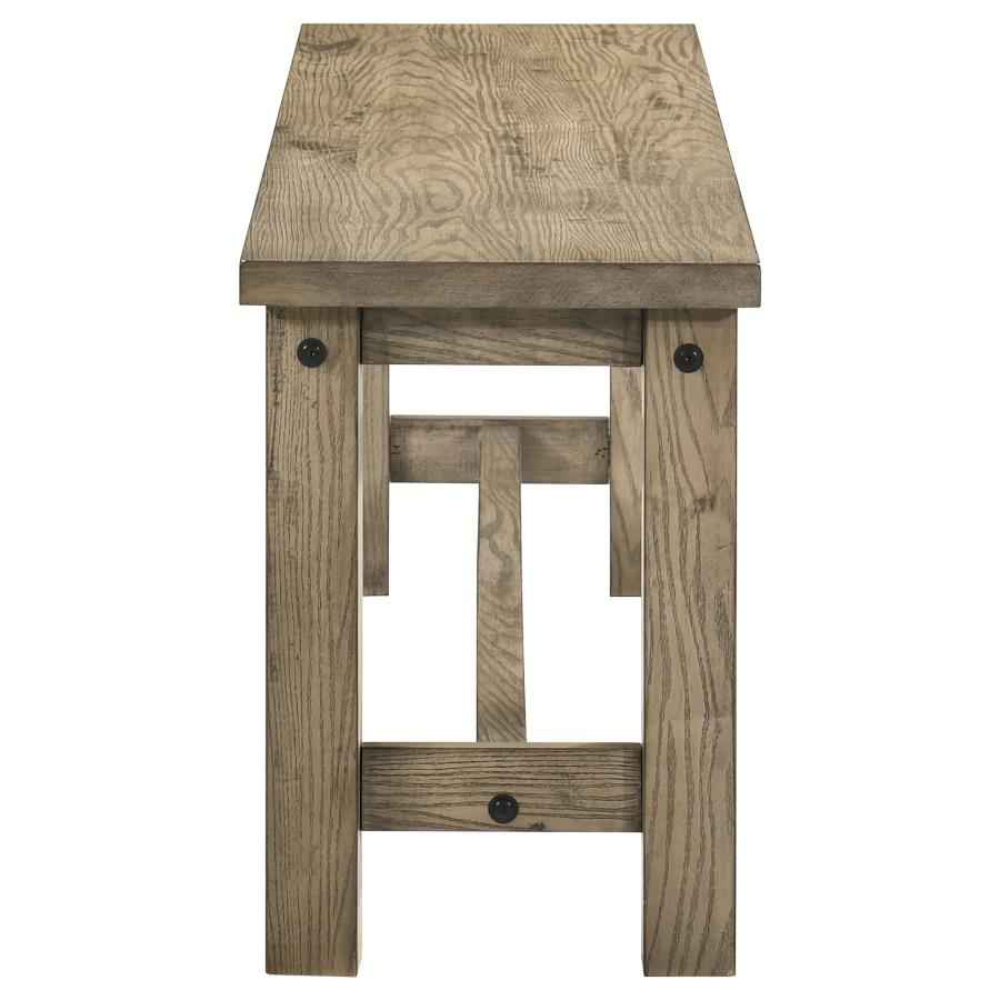 Cardova 51-inch Solid Wood Dining Bench Vineyard Oak