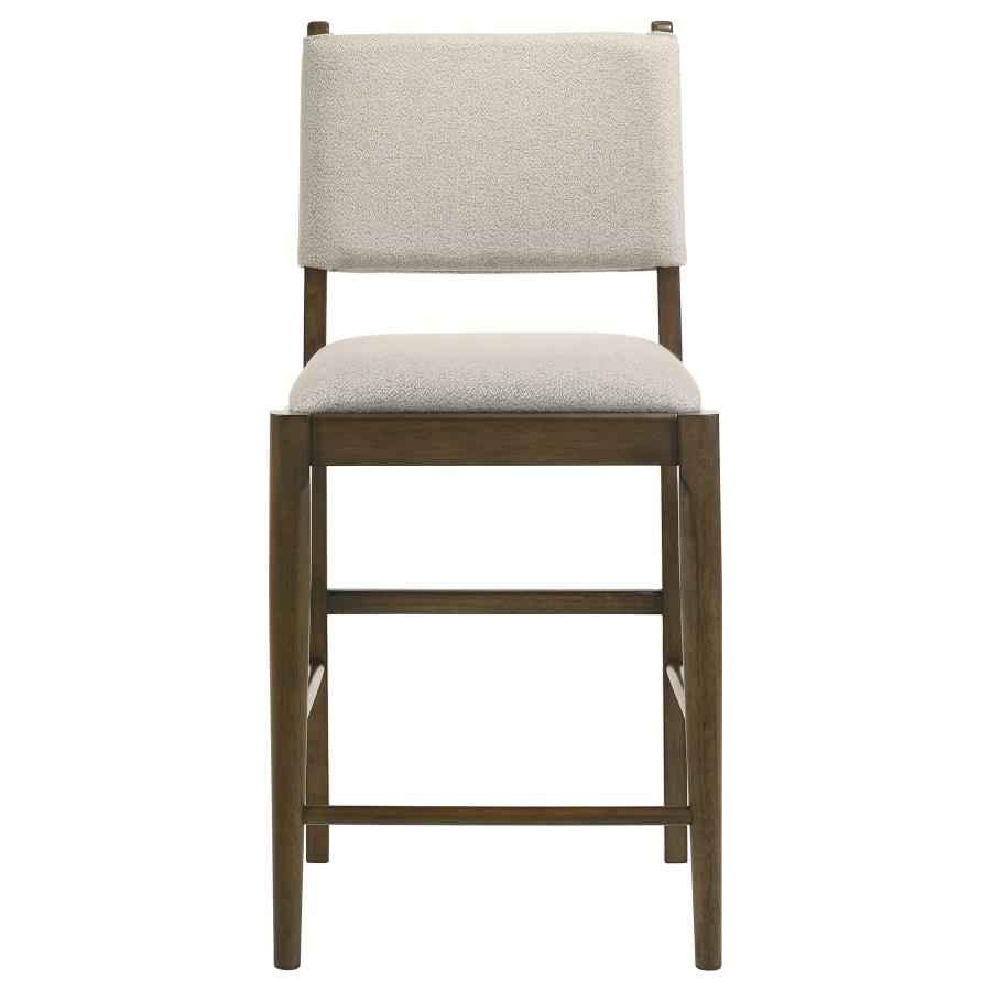 Ottowa Upholstered Counter Side Chair Brown (Set of 2)