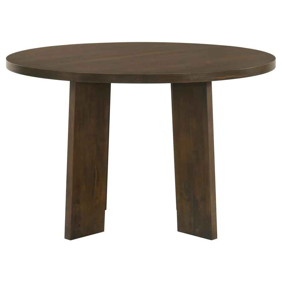 Strouse 5-piece Dining Set Grey and Walnut
