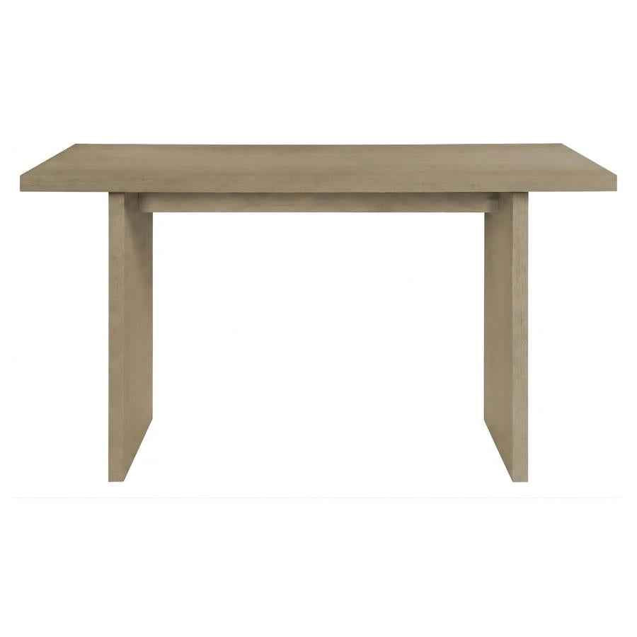 Decker 7-piece 70-inch Rectangular Counter Height Dining Set Cream and Natural Oak