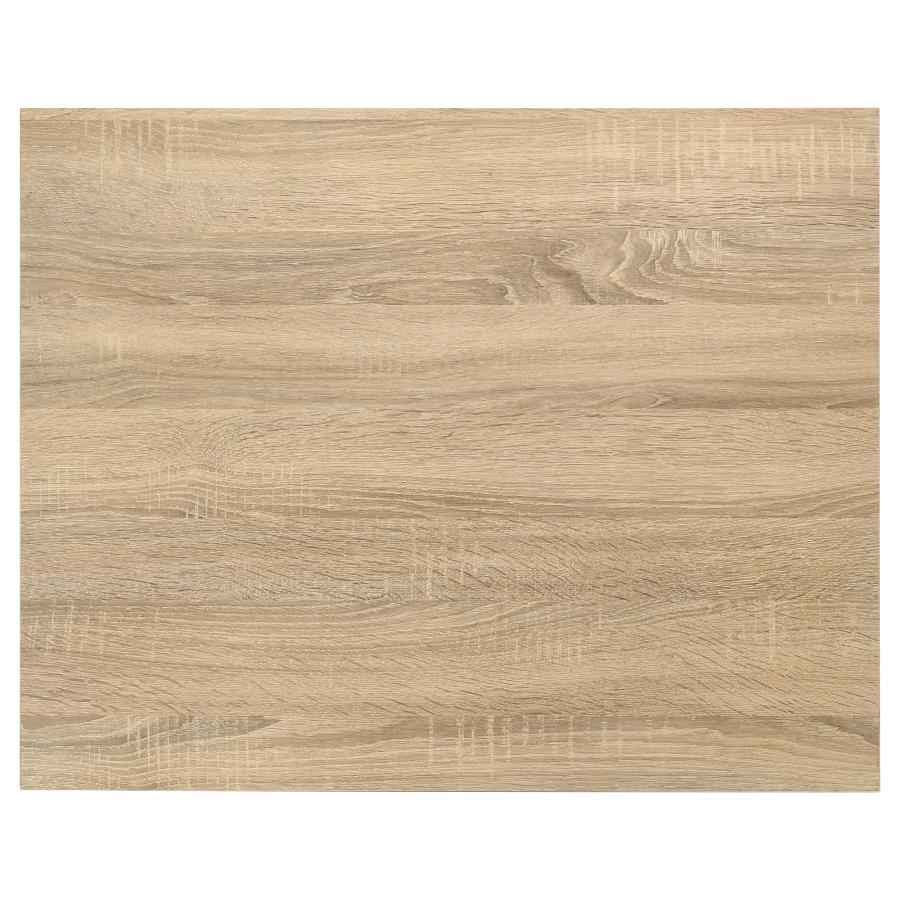 Garza Space Saving Rectangular Dining Table Greige Oak