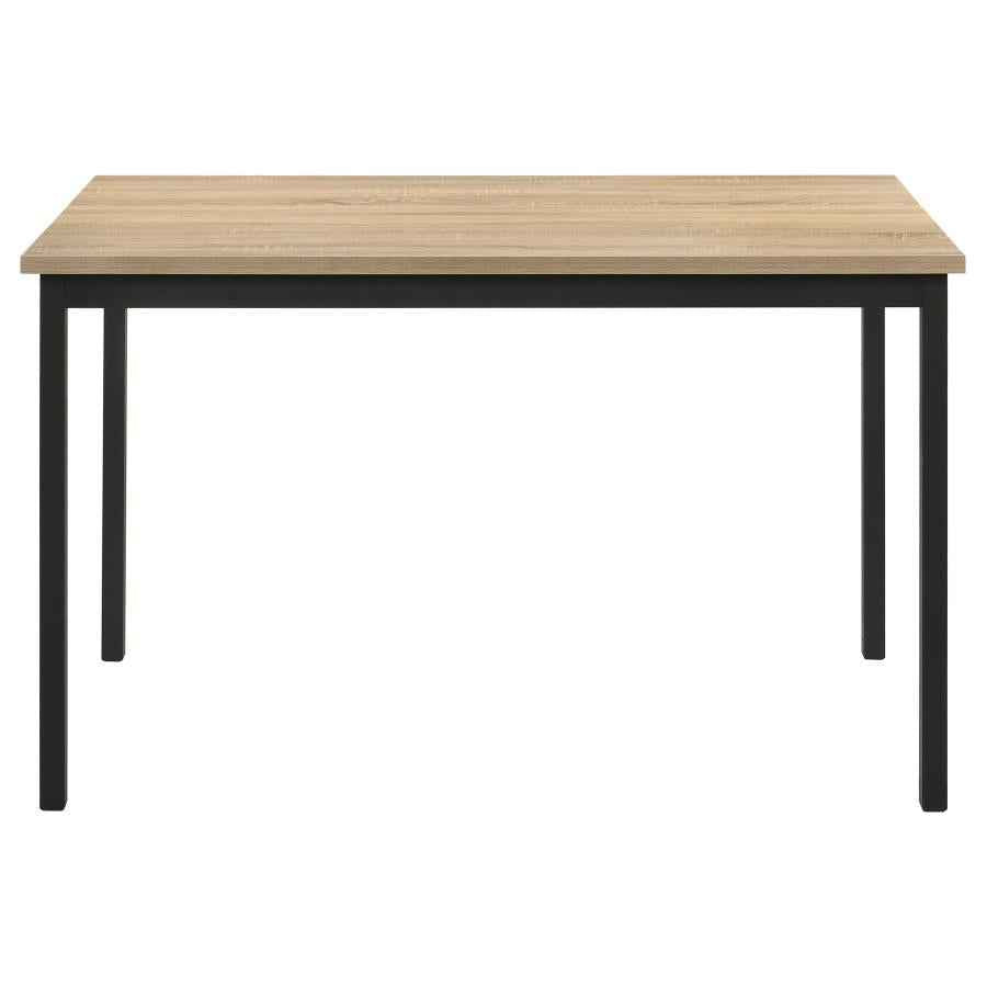 Garza Rectangular 47-inch Dining Table Greige Oak