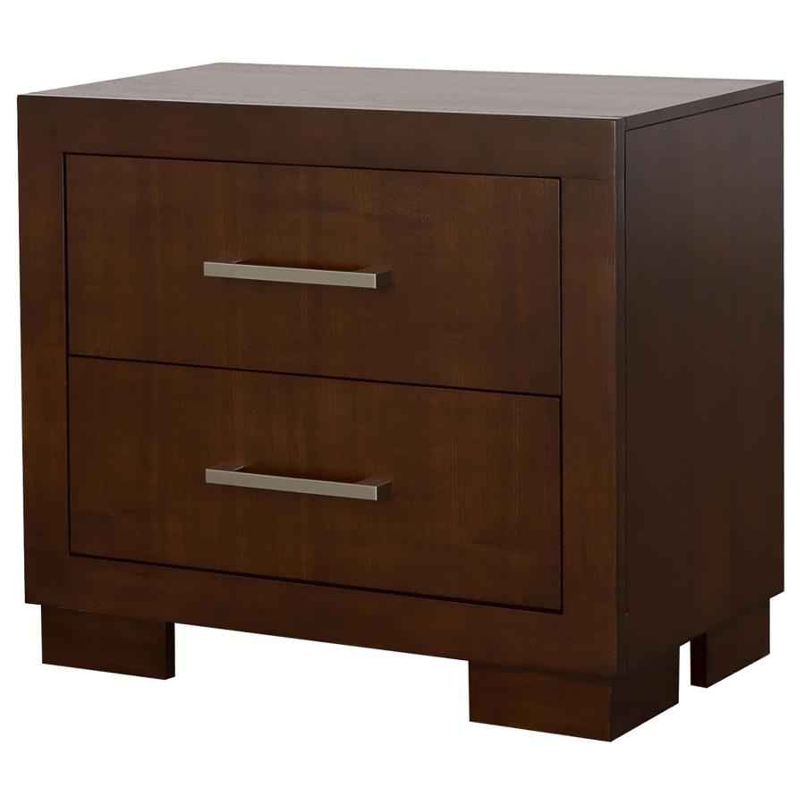 Jessica 2-drawer Nightstand Cappuccino - Home & Sleep Outlet